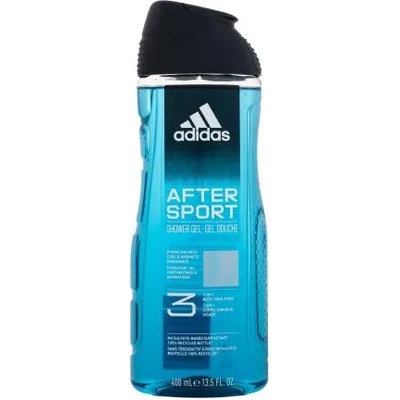 Adidas After Sport Shower Gel 3-In-1 освежаващ душ гел 400 ml за мъже