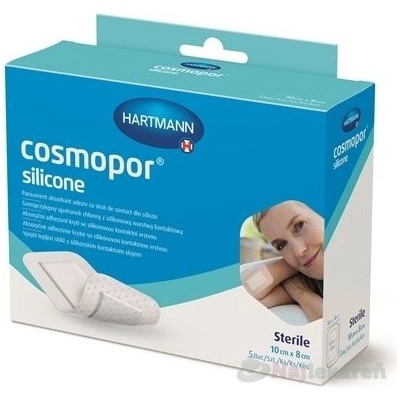Cosmopor Silicone absorpčné adhezívne krytie 5 ks
