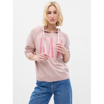 GAP Пуловер GAP с качулка GAP | Rozov | ЖЕНИ | XXS