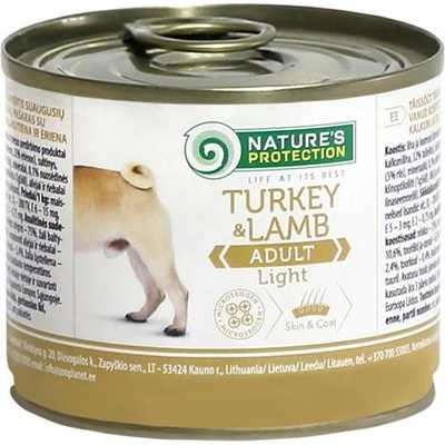 Nature's Protection Dog Adult Light Turkey Lamb 200 g