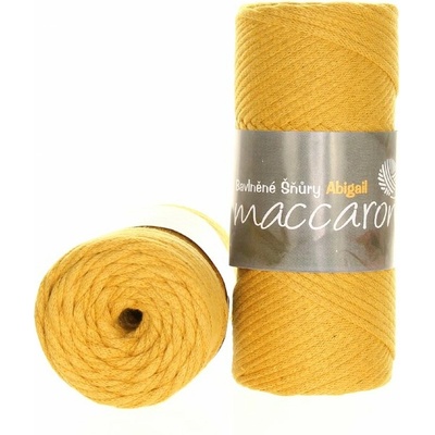 Maccaroni Abigail 3 mm hořčicová světlejší