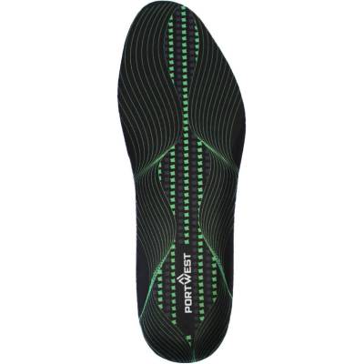 PORTWEST Vložky gelové Cushion & Arch Support FC82 POR-FC82BGNS S Černá/zelená