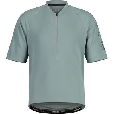 Maloja Мъжка фланелка с къс ръкав за колоездене Maloja SpiazzoM. Cycling jersey - Sage - размер XS (056-3594-0211)