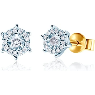 SAVICKI обеци: злато. диаманти