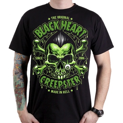 Black Heart tričko Creepster čierne