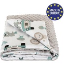 Bomimi Deka Deka Bavlna Minky Grey