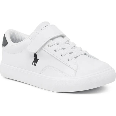 Ralph Lauren Сникърси Polo Ralph Lauren Theron V Ps RF104104 White Smooth PU/Navy w/ Navy PP (Theron V Ps RF104104)