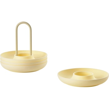 Zone Denmark Подложки за яйца Singles със стойка светложълти 4 бр (32229)