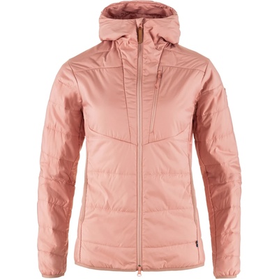 Fjällräven Дамско синтетично яке Fjällräven Women's Keb Padded Hoodie Synthetic jacket - Chalk Rose (104-1166-0914)