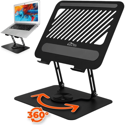 Nastavitelný, otočný, ergonomický stojan na notebook 10–17” LAPTOP STAND ROTO MT2662