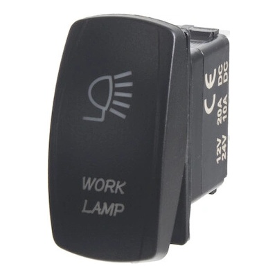 Rocker spínač WORK LAMP 12/24V, 47120