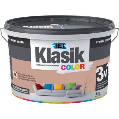 HET KLASIK COLOR interiérová farba 4 kg hnedá karamelová (0267)