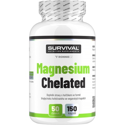 Survival Magnesium Chelated 150 kapslí