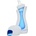 iiamo Бебешка бутилка iiamo home - Бяло и синьо, 380 ml (604)