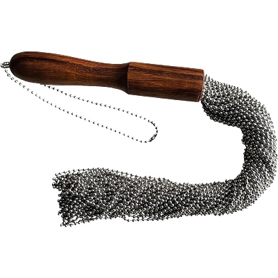 ostatní ROUGE Beaded Metal Flogger With Wooden Handle