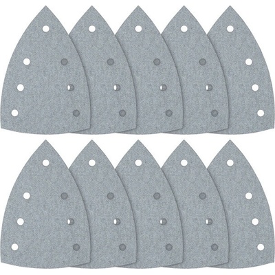 Brúsny papier 100 x 150 mm tvar trojuholníka (suchý zips, 7 otvorov) MAKITA E-23438