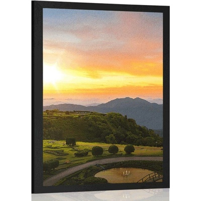 Plakát ranní východ slunce nad Thajskem - 40x60 no frame