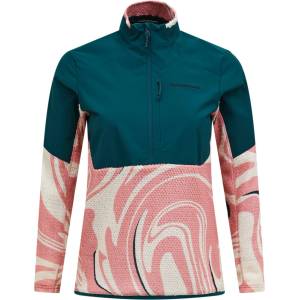 Peak Performance Дамско поларено яке Peak Performance Women's Aop Freelight Alpha Half Zip Fleece jacket - Swirl Map - размер XS (105-7129-0111)
