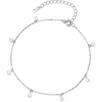 Silenti Jewelry Сребърна гривна за крак "Алба