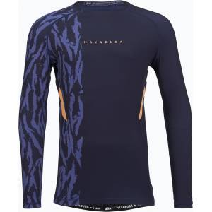 Hayabusa Мъжка блуза с дълъг ръкав за водни спортове Hayabusa Apex Rash Guard navy/orange