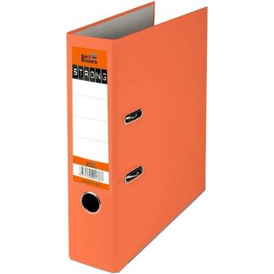 Класьор B2B Strong A4, 7.5 cm мет. кант Оранжев (B2B)