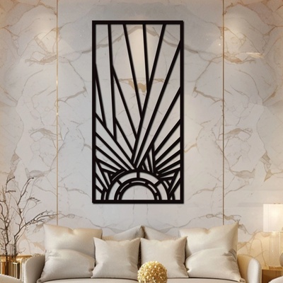 dřevo života Dřevěný panel GATSBY VI Rozměry (cm): 40x80, Zvolte barvu dekoru: Černá