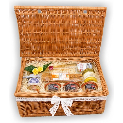 Slaná proutěná truhlička