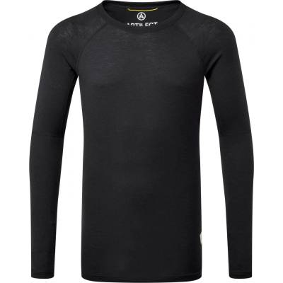 ARTILECT Мъжко мериносово термобельо ARTILECT Boulder 125 Crew L/S Merino base layer - Black - размер XS (015-1236-0111)
