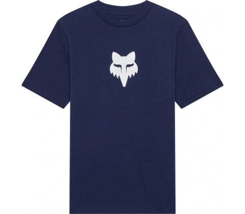 Fox Yth Fox Head Ss Tee Navy