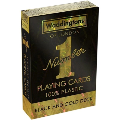 Winning Moves Waddingtons Hracie karty: Nie. 1 Black and Gold