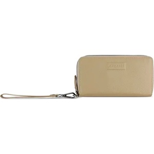 Bugatti Дамски кожен портфейл Bugatti Elsa Long Double Zip Wallet, бежов (49 4629 54)