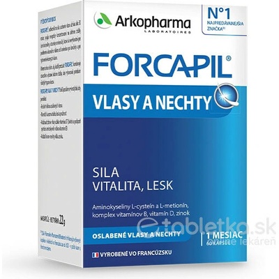 Forcapil vlasy a nechty 60 ks