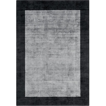 Asiatic London Blade Border Charcoal Silver