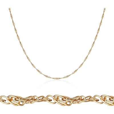 SAVICKI Синджирче Savicki 1.2mm: 585 злато, singapur