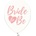 PartyDeco Балон - Прозрачен с розов надпис Bride to Be