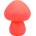 Doc Johnson Силиконов вибратор Mushroom Vibe, oranžový
