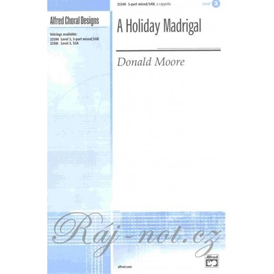 A HOLIDAY MADRIGAL / 3-PART MIX* a cappella
