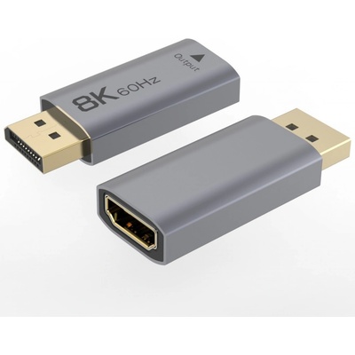 PremiumCord adaptér DisplayPort - HDMI, 8K@60Hz, 4K@144Hz Male/Female, pozlacené konektory - kportad30 – Zbozi.Blesk.cz