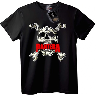 NOONEBRAND Тениска Pantera череп - XL, White