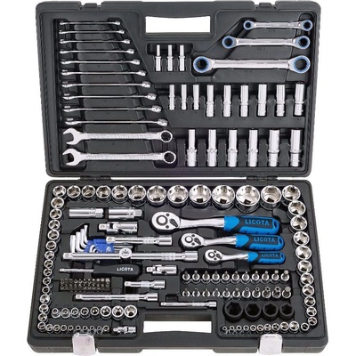 LICOTA Гедоре комплект licota 1/4", 3/8", 1/2", bs, 170 части (lic alk 8007f)