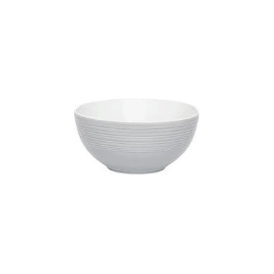 Ambition Porcelánová šalátová misa Linea sivá 15 cm
