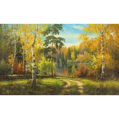 Obraz Krajina -PODZIMNÍ CESTA 1 deska 100x60