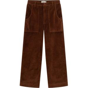 DEDICATED Дамски ежедневен панталон DEDICATED Women's Workwear Pants Vara Corduroy Casual trousers - Cappuccino Brown - размер XL (107-3180-0615)