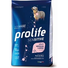 Prolife Dog Sensitive Adult Medium/Large Pork & Rice 2 x 10 kg
