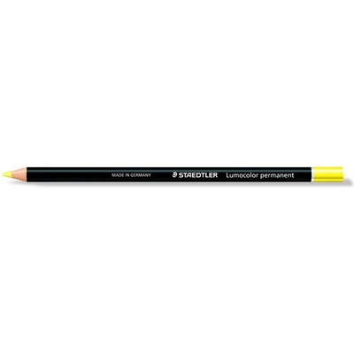 STAEDTLER Молив за маркиране, универсален, водоустойчив (глазоцветен), STAEDTLER "Lumocolor 108 20", жълт 108 20-1 (108 20-1)