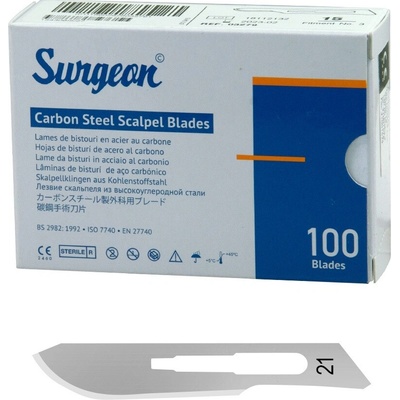 Surgeon Skalpelová čepieľka sterilná č. 21 - 1ks