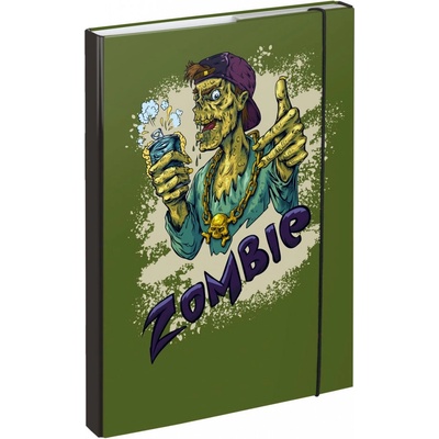 Baagl A4 Zombie zelená