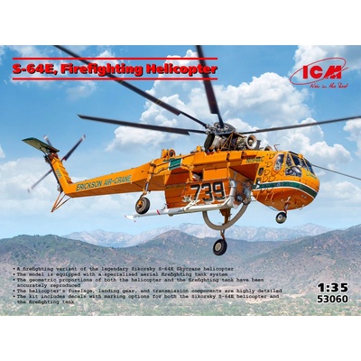 ICM 1/35 Sikorsky S-64E Firefighting Helicopter