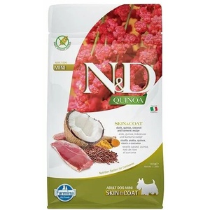 N&D Quinoa Skin & Coat Adult Mini Duck & Coconut 2,5 kg