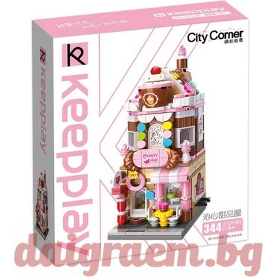 Qman Конструктор qman Медена сладкарска къща c0101 (qc0101)